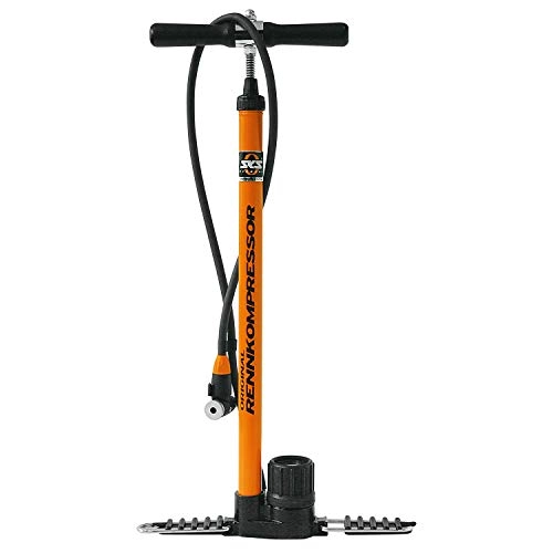 Bike Pump : SKS Unisex's Rennkompressor Floor Pump CO2, Black / Orange, EVA Head