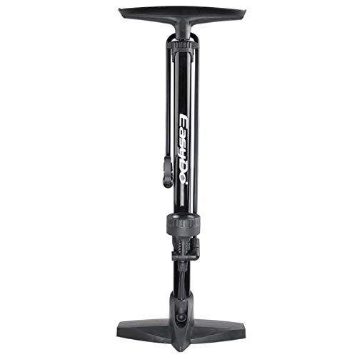 Bike Pump : SlimpleStudio Bicycle pump Bicycle mountain bike road bike alloy steel pump high pressure with barometer Bike pump