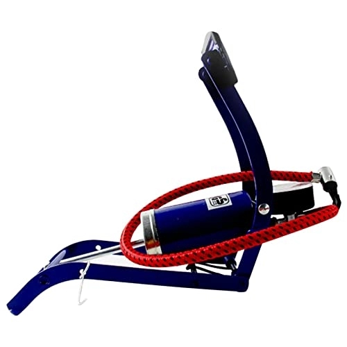 Bike Pump : SM SunniMix High Pressure Air Pump Inflator Bike Tire Floor Foot Pump for Motorcycle Toys Footballs