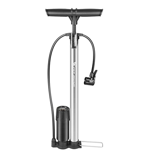 Bike Pump : Sosoport Gauge Motorcycle Foot Device Pumps Pressure Supplies High Accessories Tire for with Bike Air Portable Pump Road Floor Activated Inflator Cycling