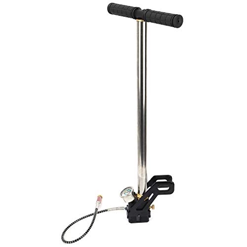 Bike Pump : Stainless steel 304 air pump, high pressure 4500psi floor pump with pressure gauge Foldable LI 02 Suitable for most brands of PCP pistols, rifles and air rifles
