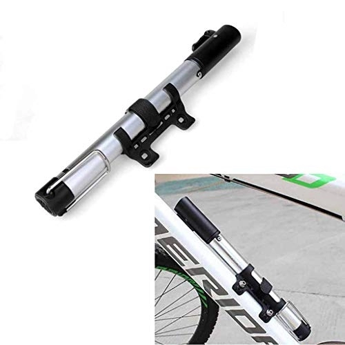 Bike Pump : SUNMENCO Mini Portable Bicycle Tire Pump Bike Pump Aluminum Alloy Ultralight Inflator with Presta and Schrader Valve for Road Mountain and BMX Bikes