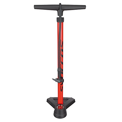 Bike Pump : Syncros Adult (Unisex) Fahrrad Standpumpe Floor Pump FP 3.0 Bicycle, red, One Size