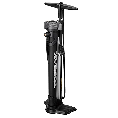 Bike Pump : Topeak JoeBlow Booster Floor Pump - 160psi / 11bar, SmartHead DX3, Black / Gray