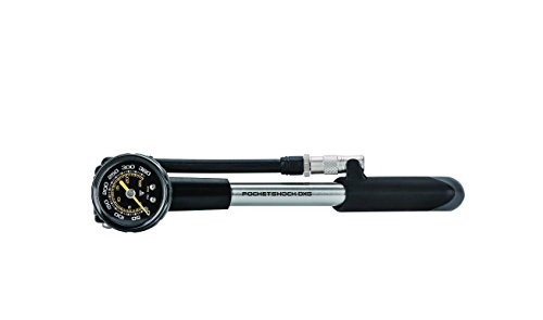 Bike Pump : Topeak Unisex - Adult Pocket Shock Mini Pump, Silver / Black, 18.8 cc