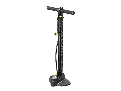 Bike Pump : Topeak Unisex's Mountain Floor Pump, Black, 69 x 26 x 17 cm / 27.2” x 10.2” x 6.7”