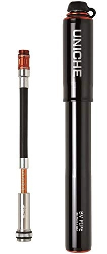 Bike Pump : UNICHE Mini Bike Pump(LBV3) Large Size W / Gauge for Inflating Bike Tires to 110 PSI. Mini Bicycle Pump for Mountain, Urban, BMX and DH Bikes, Fits Schrader and Presta. Mount Kit Included.
