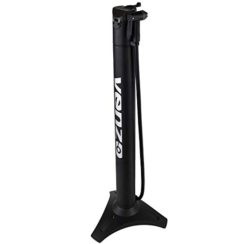 Bike Pump : VENZO Road Mountain MTB Bike Bicycle High Pressure 160 PSI Floor Rechargeable Reserve Air Tank for Tubeless Tire Rechargeable Air Tank