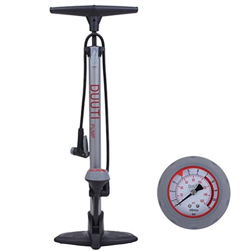 Bike Pump : VORCOOL Bicycle Accessories Barometer Mountain Bike Tire Pump Easy Use Pump Convenient Tire Inflator for Daily Use