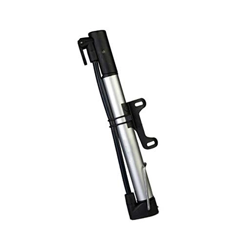 Bike Pump : Wuxingqing Bicycle Pump Bike Energy Pump Portable Manual Lightweight Bicycle Tyre Pump For Road & Mountain & BMX Bikes, Fit Gas Bottle for Road, Mountain Bikes (Color : Silver, Size : 29cm)