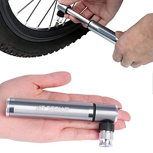 Bike Pump : WWJJLL Mini Bicycle Pump, Portable High Capacity Bicycle Air Pump for Fast Pumping. Suitable for Presta And Schrader Automatic Installation