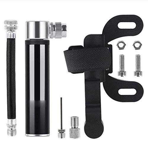 Bike Pump : WYJW Bike Pump, Portable Air Pump Mini Bicycle Tire Pump with Frame Fits Presta And Schrader, Perfect for Road, Mountain Bikes