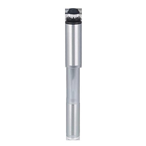Bike Pump : WYJW Portable Bike Floor Pump Outdoor Riding Equipment Portable Mini Manual Bicycle Pump Aluminum Alloy Outdoor Riding Equipment Lightweight Universal Bicycle Pump (Color : Silver, Size : 215mm)