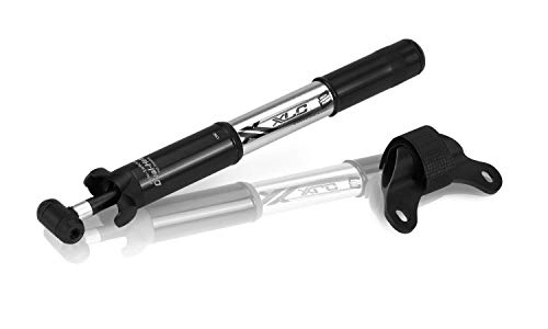 Bike Pump : XLC Unisex – Adult Air Pump and Mini Pump MTB PU-M02, Black, Silver, One Size