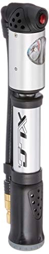 Bike Pump : XLC Unisex's PU-A04 2 in 1 Function Pump, Silver, One Size