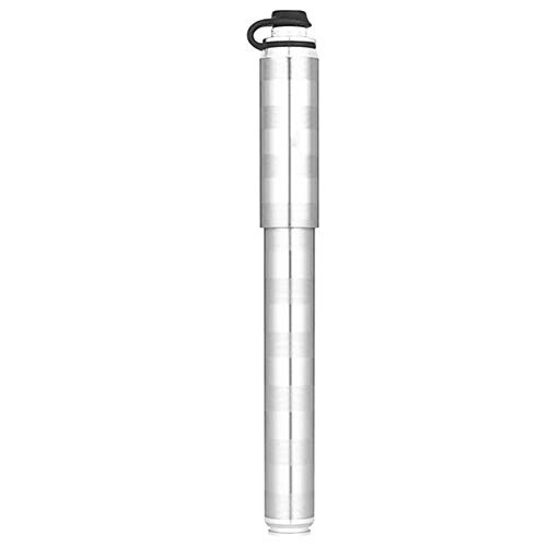 Bike Pump : XuCesfs Bike Pump Lightweight Electric Scooter Pump Reliable Compact Bicycle Tire Pump for Road and Mountain Bikes (Color : Silver)