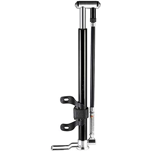 Bike Pump : Yingm Easy to Inflate High Pressure Pump Bicycle Basketball Inflatable Tube Mini Portable Small Pump Convenient Bicycle Pump (Color : Black, Size : 32x2cm)