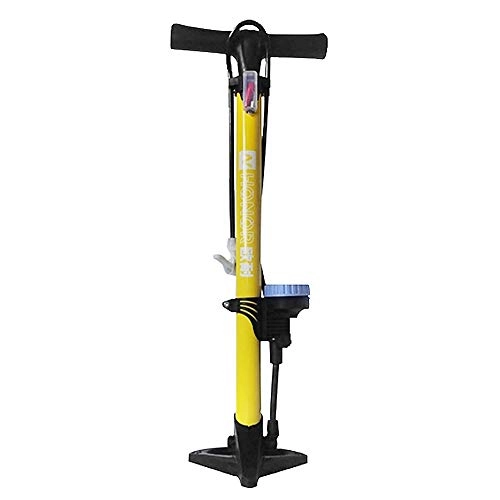 Bike Pump : YMYGCC Bike Pump Bicycle Air Pump Tire Inflator With TOP Barometer Floor Type Riding Bike High-pressure Pump INFLATOR Cycling Accessories (Color : TYPE 5)