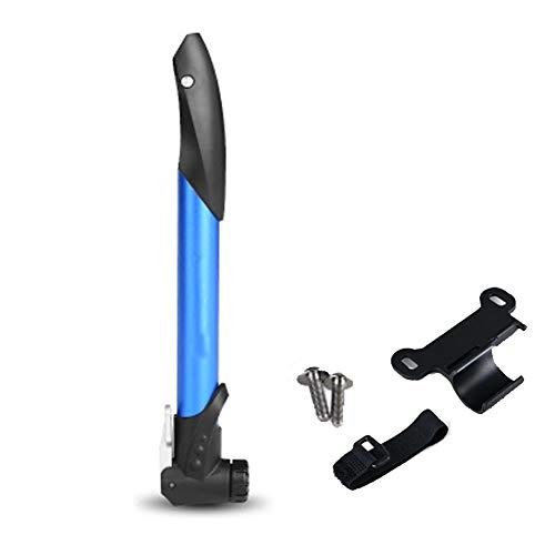 Bike Pump : YYYY Super Light Bike Pump With with pressure gauge for Presta Schrader automatic stop-blue-Notable