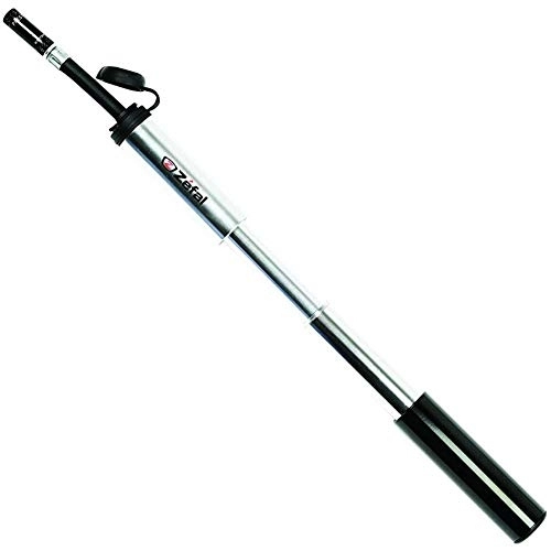 Bike Pump : ZEFAL Air Profil FC02 Mini Bike Pump - Black / Lightweight Aluminium Alloy Bicycle Cycling Tyre Inflation Air Mountain Road Cycle Presta Schrader Inner Tube Valve Compatible Riding Frame Accessories