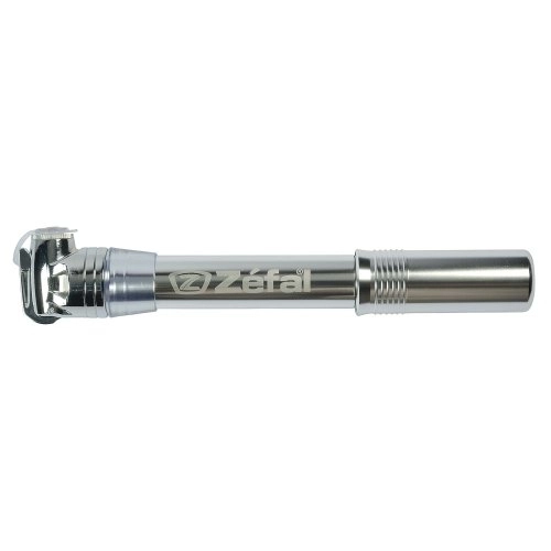 Bike Pump : Zefal Z Cross Al - Aluminium Mini MTB Pump, 7 bar / 100 psi, 156 g - Silver