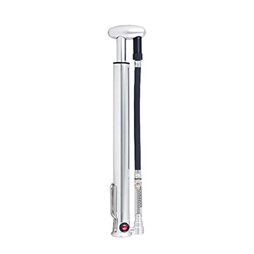 Bike Pump : ZHANGQI jiejie store Bicycle Pump 160PSI CNC Anodized Alloy Barrel W / Bleeder Floor Pedal External Hose Presta Schrader Valve F / V A / V Easy to use and operate, Made mater