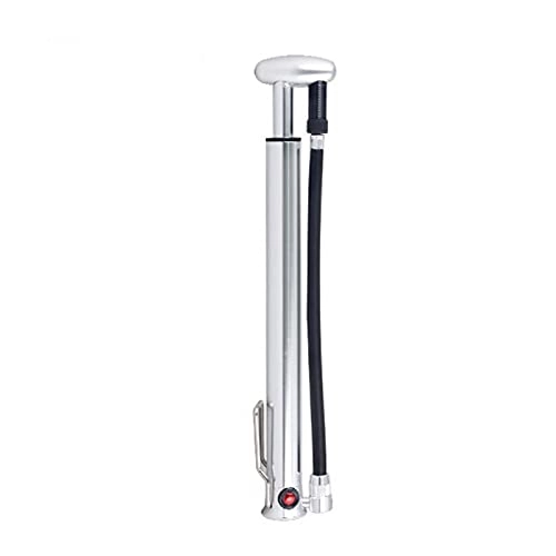 Bike Pump : ZHANGQI jiejie store Bicycle Pump 160PSI CNC Anodized Alloy Barrel W / Bleeder Floor Pedal External Hose Presta Schrader Valve F / V A / V Easy to use and operate, Made mater (Color : PMP020A)