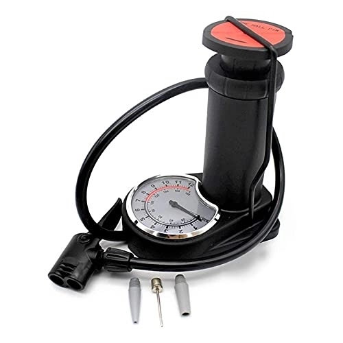 Bike Pump : ZHANGQI jiejie store Foot Bike Pump With Gauge Floor Mini Foot Pump Portable Activated High Pressure Bicycle Pump Easy to use and operate, Made mater