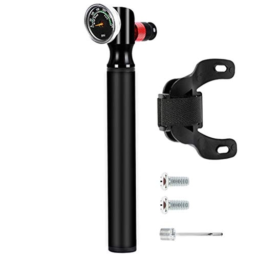 Bike Pump : ZXCCQ 300 PSI Mini Bike Pump, Hand Bicycle Tire Air Inflator Pump, Accurate Fast Inflation for Football Sports Balls Road Mountain Bikes, Including Gas Needle and Bracket