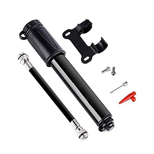 Bike Pump : Zyyqt Portable Bicycle Pump, Aluminum Alloy Tire Manual Hose Pump Inflator, Suitable for Mountain Bike Bicycle Pump