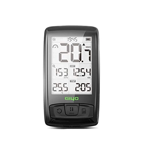 Cycling Computer : Aimmer Bike meter, Bluetooth wireless road car speedometer, odometer, backlit waterproof cycling supplies Black