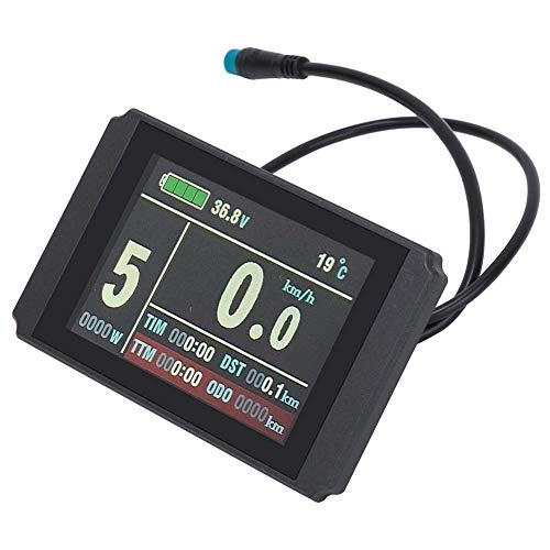 Cycling Computer : Alinory Lightweight Bike Computer Instrument, Bike Odometer, KT-LCD8H Colorful Screen with Waterproof Connector Riding Bike Battery Conversion for Cycling