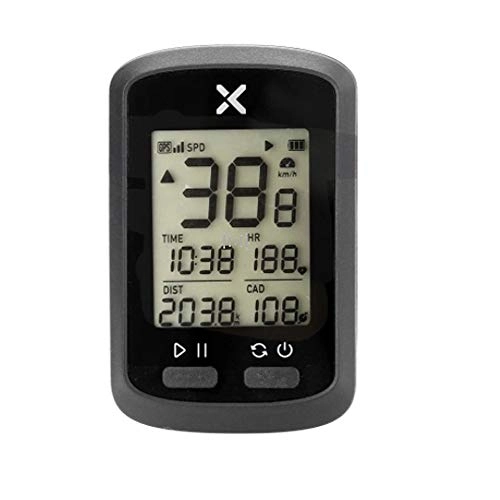 Cycling Computer : Anmy Bicycle Computer Bike Computer G+ Waterproof Road Bike MTB Bicycles Backlight with Cadence Cycling Computers Wireless GPS Speedometer (Color : Black, Size : One size)