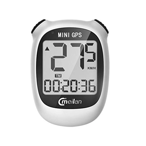 Cycling Computer : ASKLKD GPS Bicycle Odometer, Wireless Road Bike Speedometer Backlit Waterproof USB Charging Smart Bike Computer M3 Riding Bicycle Accessories (Color : White)
