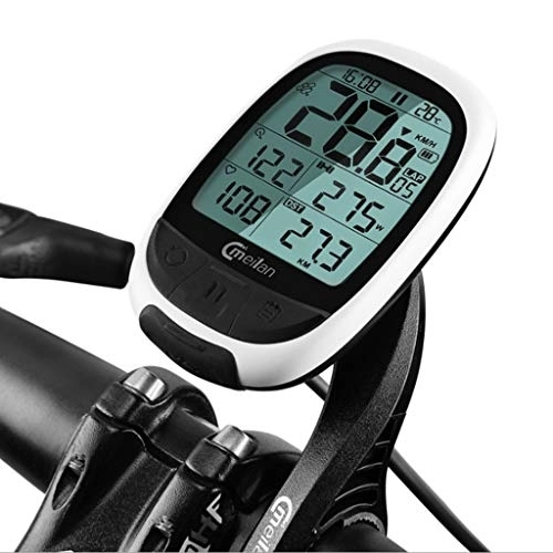 Cycling Computer : ASKLKD GPS Bike Odometer, 2.2 Inch HD Display IPX6 Waterproof USB Charging Wireless Road Bike Speedometer Cycling Supplies Bicycle Accessories