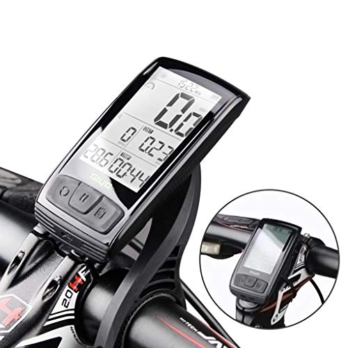 Cycling Computer : Asport Bike Speedometer Odometer, Wireless Bluetooth Bike Computer Waterproof Cycling Computer, Bicycle Odometer with Heart Rate Monitor LCD Display