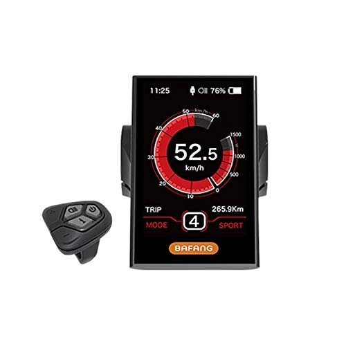 Cycling Computer : Bafang Speedometer TFT-850C LCD Display DP-C18 Color Screen Display C965 Monochrome Screen Speed Indicator with USB Interface (DP-C18 Color Screen)