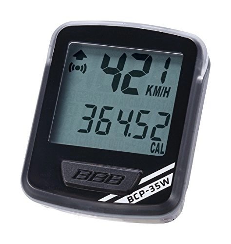 Cycling Computer : BBB BCP-35 Nanoboard, Wireless Bicycle Computer Unisex – Adult, Black, One Size