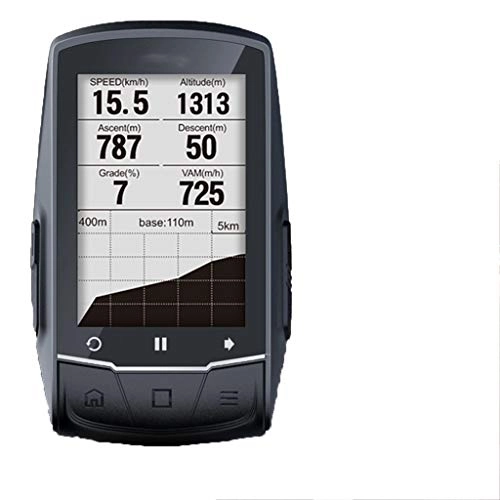 Cycling Computer : Bicycle Computer GPS bike Codemeter Odometer Multifunctional Bluetooth ANT+ Waterproof Speedometer