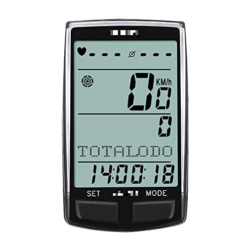 Cycling Computer : Bicycle Computer Odometer for Bicycles with 8 Countries, Languages, Waterproof Computers for Bicycles for Bicycle Lovers