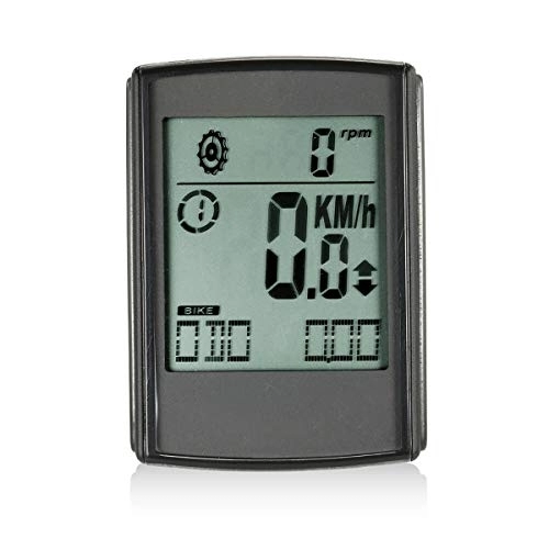 Cycling Computer : Bicycle Odometer Monitor, Bicycle Odometer, Computer Waterproof Odometer, Wireless Bicycle Speedometer, Suitable for All Bicycles, Black