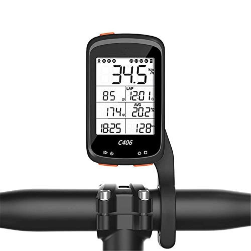Cycling Computer : Bike Computer Bike Computer Bluetooth ANT+ Waterproof GPS Wireless Smart Mountain Road Bicycle Monitor Stopwatch For Bikers / Men / Women / Teens (Size:75 * 55 * 18mm; Color:Black)