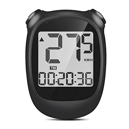 Cycling Computer : Bike Computer Bike Position System Computer Wireless LCD Display Speedometer Cycling Computer Odometer Waterproof for Bicycle Enthusiasts (Color : Black Size : ONE Size) jiangzhongpeng