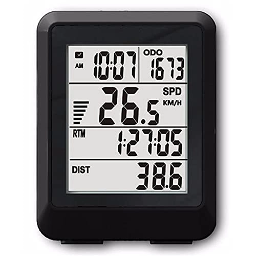 Cycling Computer : Bike Computer Wireless 11 Functions 4 Lines Display Bike Computer Bicycle Odometer Power Meter Bicycle Enthusiasts
