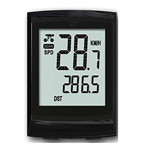 Cycling Computer : Bike Computer Wireless 12 Functions LCD Professional Bike Computer Bicycle Odometer Speedometer For