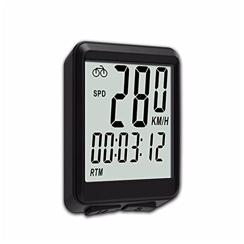Cycling Computer : Bike Computer Wireless 15 Functions LCD Digital Odometer Bike Computer Entry Level Computer For