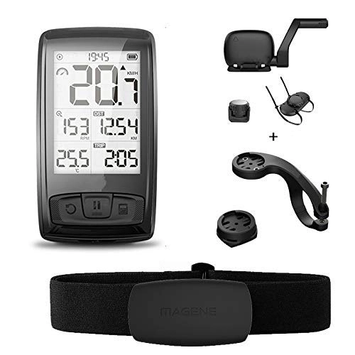 Cycling Computer : Bike Computer, Wireless Bicycle Speedometer Enabled Waterproof Stopwatch Bike Bicycle Computer Speedometer Heart Rate Monitor