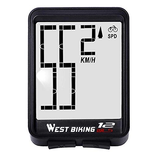 Cycling Computer : Bike Computer Wireless Bicycle Speedometer Multifunction Waterproof Cycling Odometer Black for MTB Road Bike jiangzhongpeng
