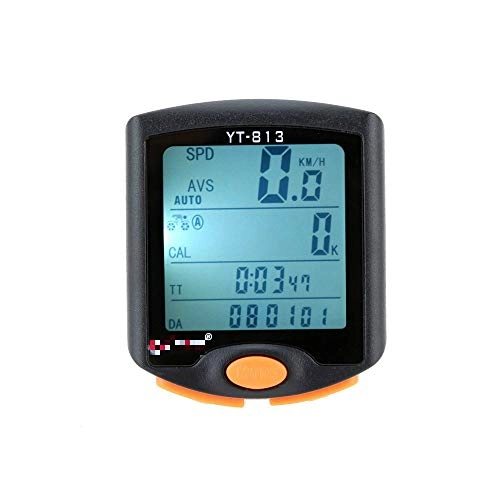 Cycling Computer : Bike ComputerWireless Bike Odometer Speedometer With Night Light Backlight Backlit Rainproof Stopwatch Thermometerfor Tracking Riding Speed And Distance Bike Computer