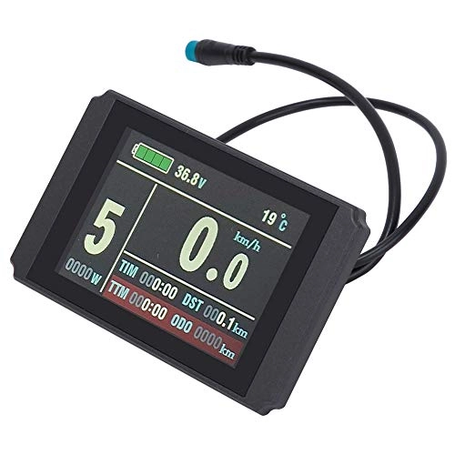 Cycling Computer : Bike Conversion Accessory, LCD Instrument Lightweight Durable Convenient Intelligent Colorful Screen LCD Instrument for Bike